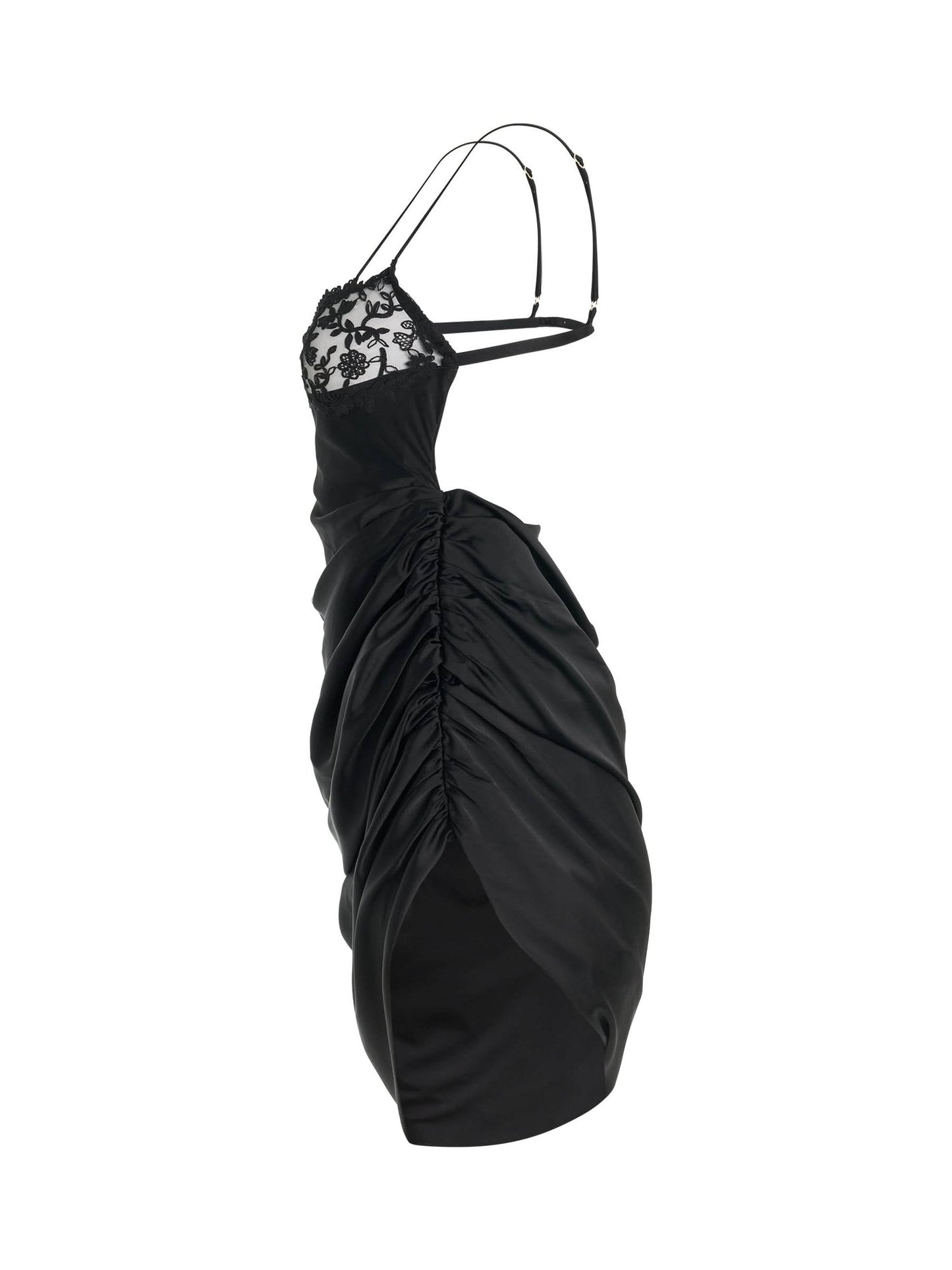JACQUEMUS Brodee Lingerine Dress (Black)