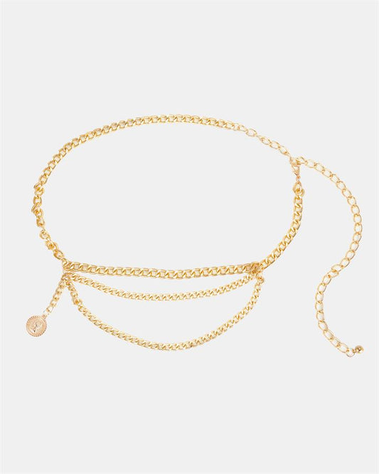Image of Jewelry. Product name - Belt Vibe Women's Necklaces GOLD Novo Jewellery in Gold colour by brand - NOVO