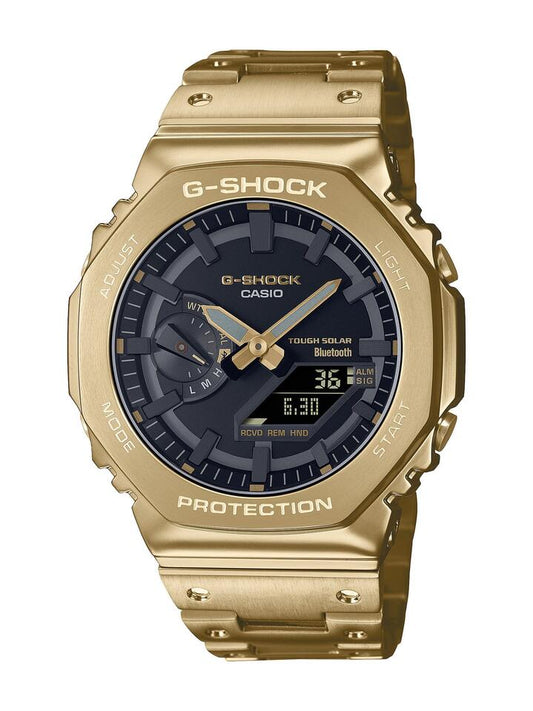 Image of Watches. Productname: Casio G Shock 40th Anniversary Gold Watch GM-B2100GD-9A in Watch colour by brand - Casio