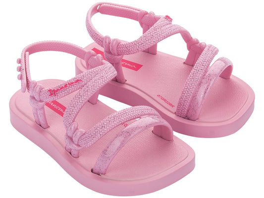 Image of Sandals. Product name - Solar Glitter Baby Women's Ipanema LT PNK/GLIT PNK GRENDENE in Lt Pnk/Glit Pnk colour by brand - IPANEMA