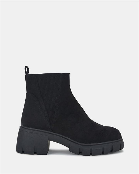 Image of Boots. Product name - Daxton Women's Boot Low-Mid Heel BLACK Novo Boots in Black colour by brand - NOVO