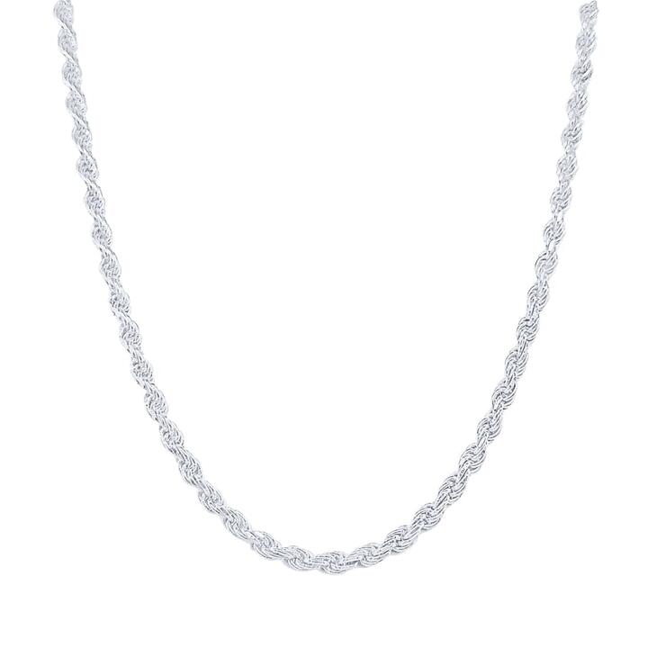 Image of Necklaces. Productname: 60cm 2.9mm Width Rope Chain Necklace in Sterling Silver in Silver colour by brand - Bevilles