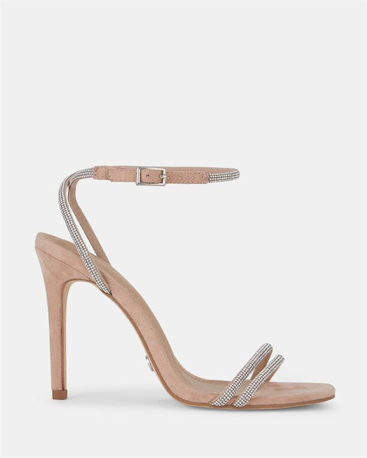 Image of Sandals. Product name - Mckenna Luxe Women's Strappy High Heel Nude Novo Sandals in Nude colour by brand - NOVO