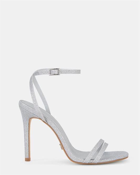 Image of Heels. Product name - Prenna Women's Evening Shoes SILVER Novo Evening in Silver colour by brand - NOVO