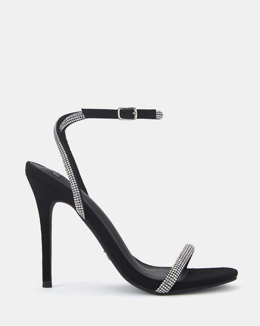 Image of Sandals. Product name - Zamaze Women's Fast Fashion BLACK Novo Sandals in Black colour by brand - NOVO