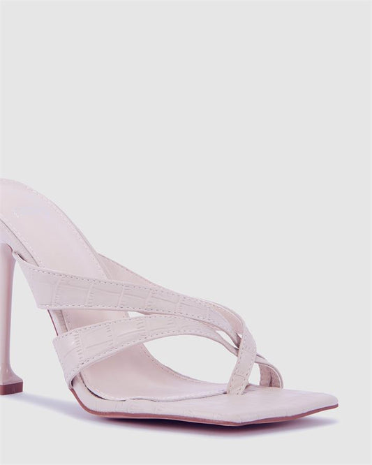 ZAWADI  CREAM Women's High Fashion Novo Heels 08