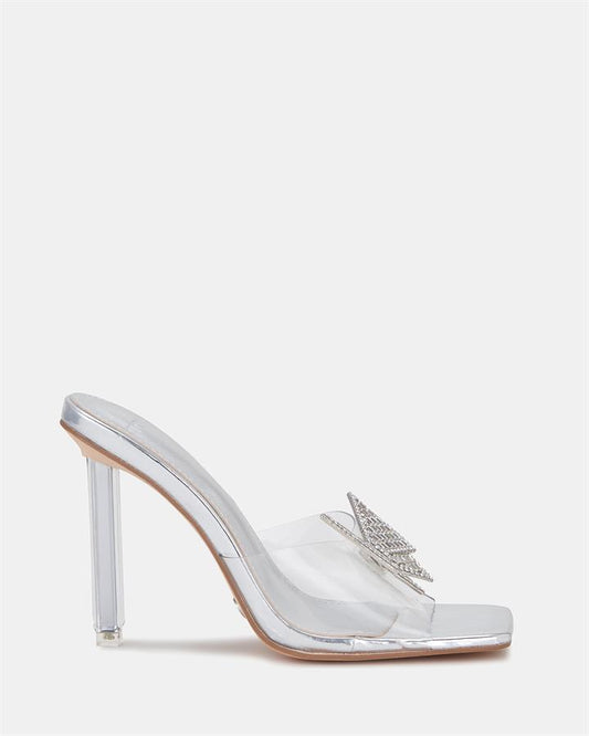 Image of Sandals. Product name - Zoar Women's Fast Fashion SILVER Novo Sandals in Silver colour by brand - NOVO