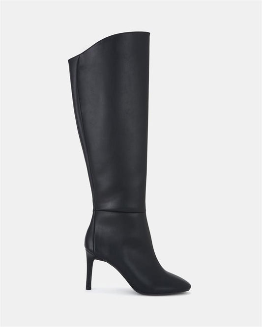 Image of Boots. Product name - Orson Women's Boot Low-Mid Heel BLACK Novo Boots in Black colour by brand - NOVO