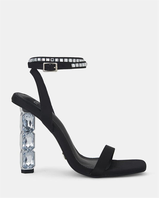 Image of Sandals. Product name - Zeelia Women's Fast Fashion BLACK Novo Sandals in Black colour by brand - NOVO