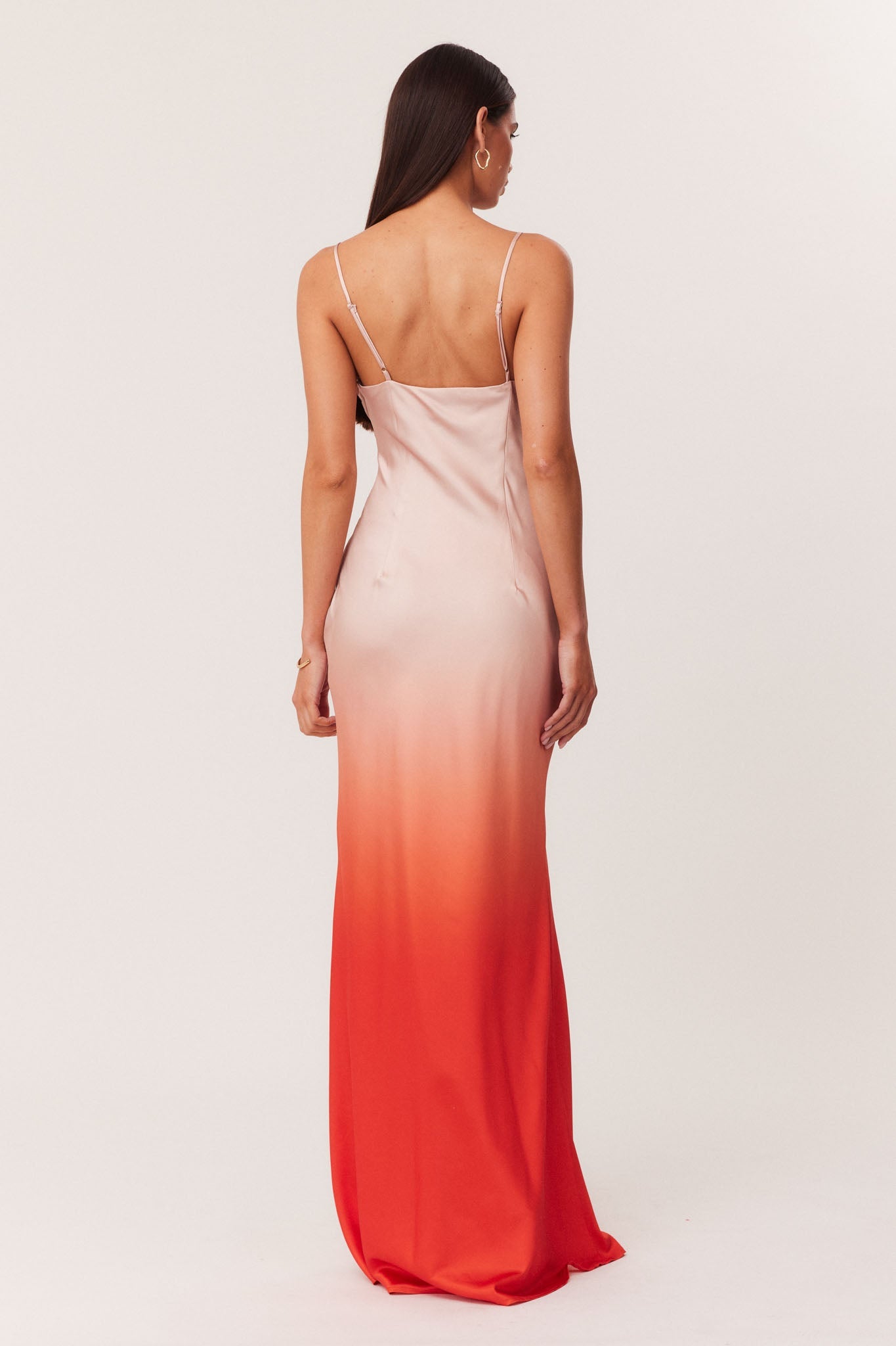 SNDYS AMAYA MAXI DRESS (Peach Ombre)