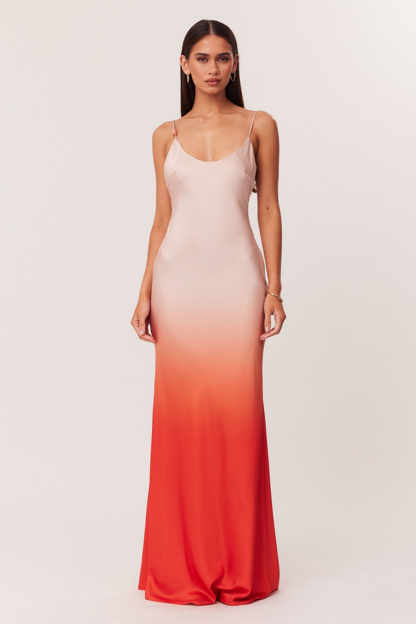 SNDYS AMAYA MAXI DRESS (Peach Ombre)