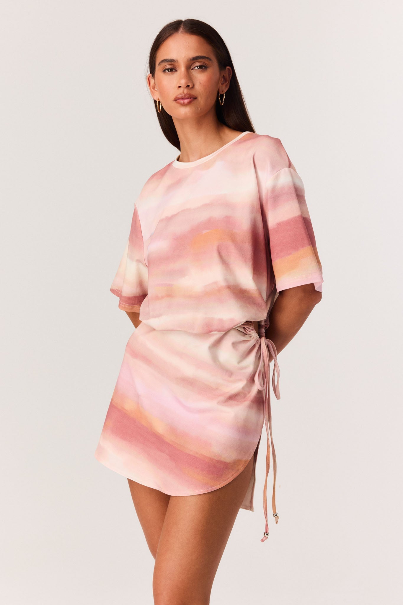 SNDYS LOLA MINI DRESS (Shell Print)