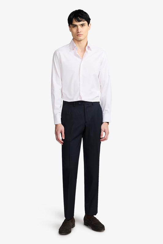 Image of Shirts. Product name - Norris Formal Shirt Pink Herringbone in Pink colour by brand - Anthony Squires