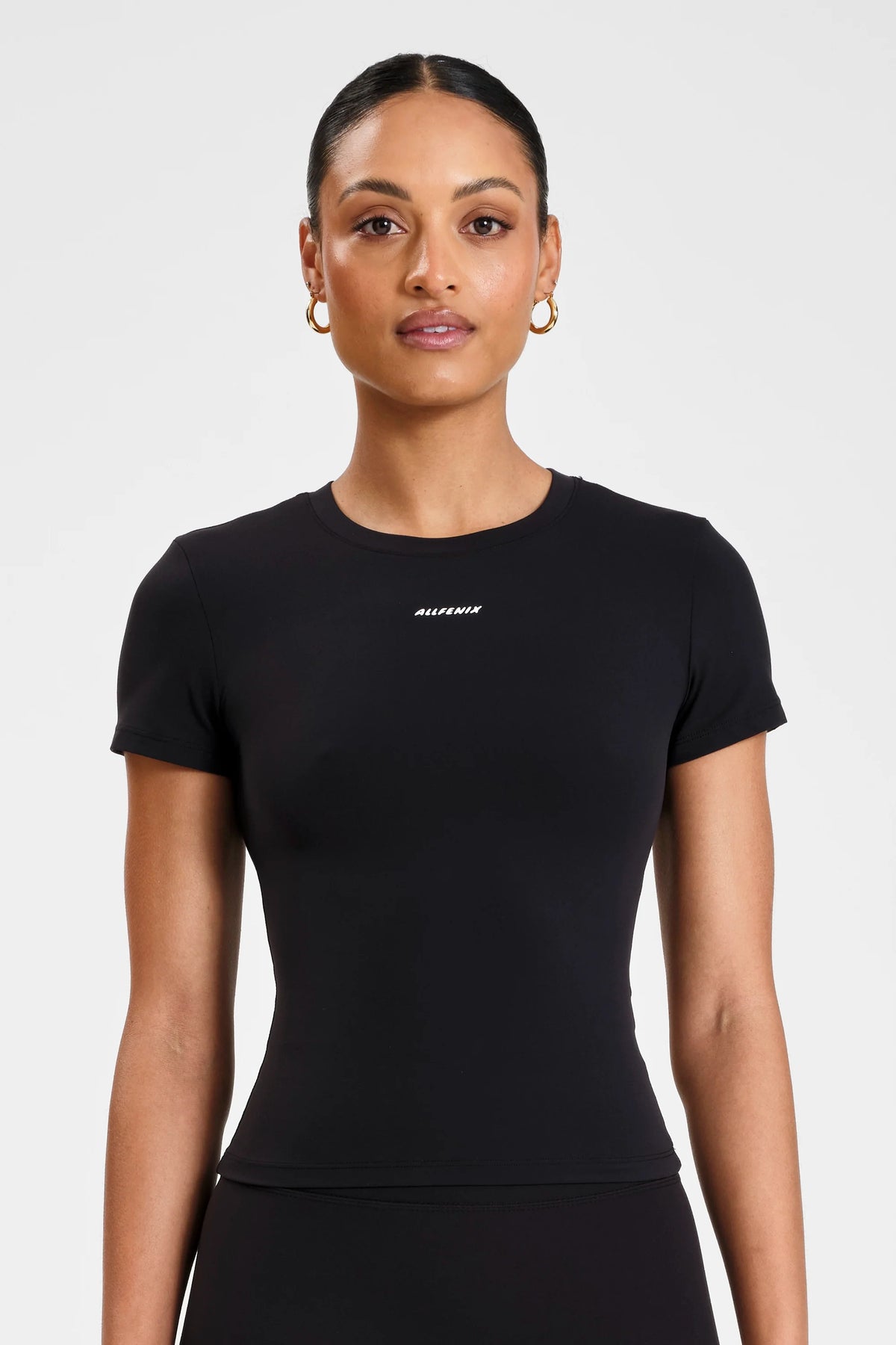 Image of T-Shirts. Product name - ALLFENIX CloudCore Lite Tee in Black colour by brand - All Fenix