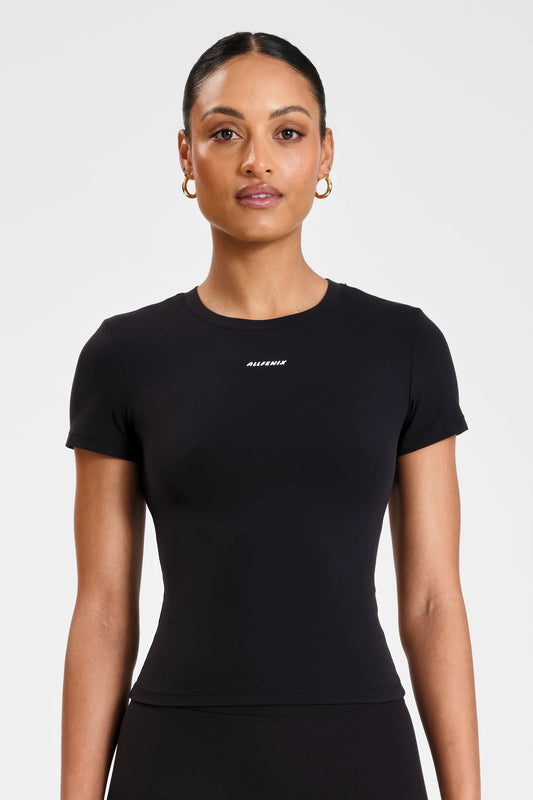 Image of T-Shirts. Product name - ALLFENIX CloudCore Lite Tee in Black colour by brand - All Fenix