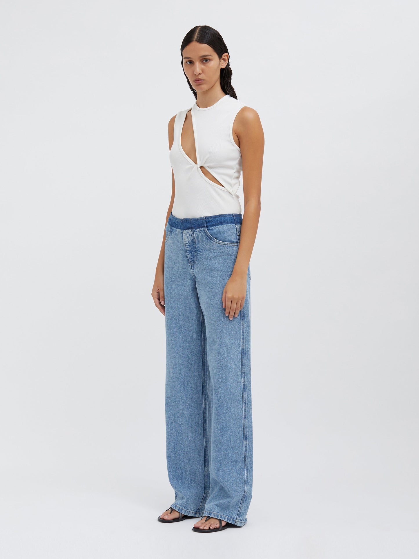 Christopher Esber Oblix Twist Tank (White)