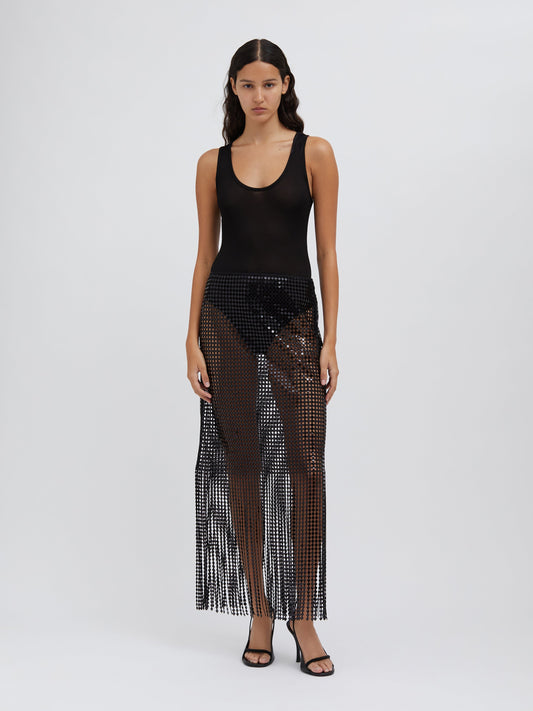 Christopher Esber Sonora Tank Bodysuit (Black)