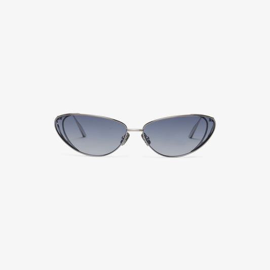 Image of Sunglasses. Product name - Milla 96 Sunglasses in Ultramarine colour by brand - Embargo