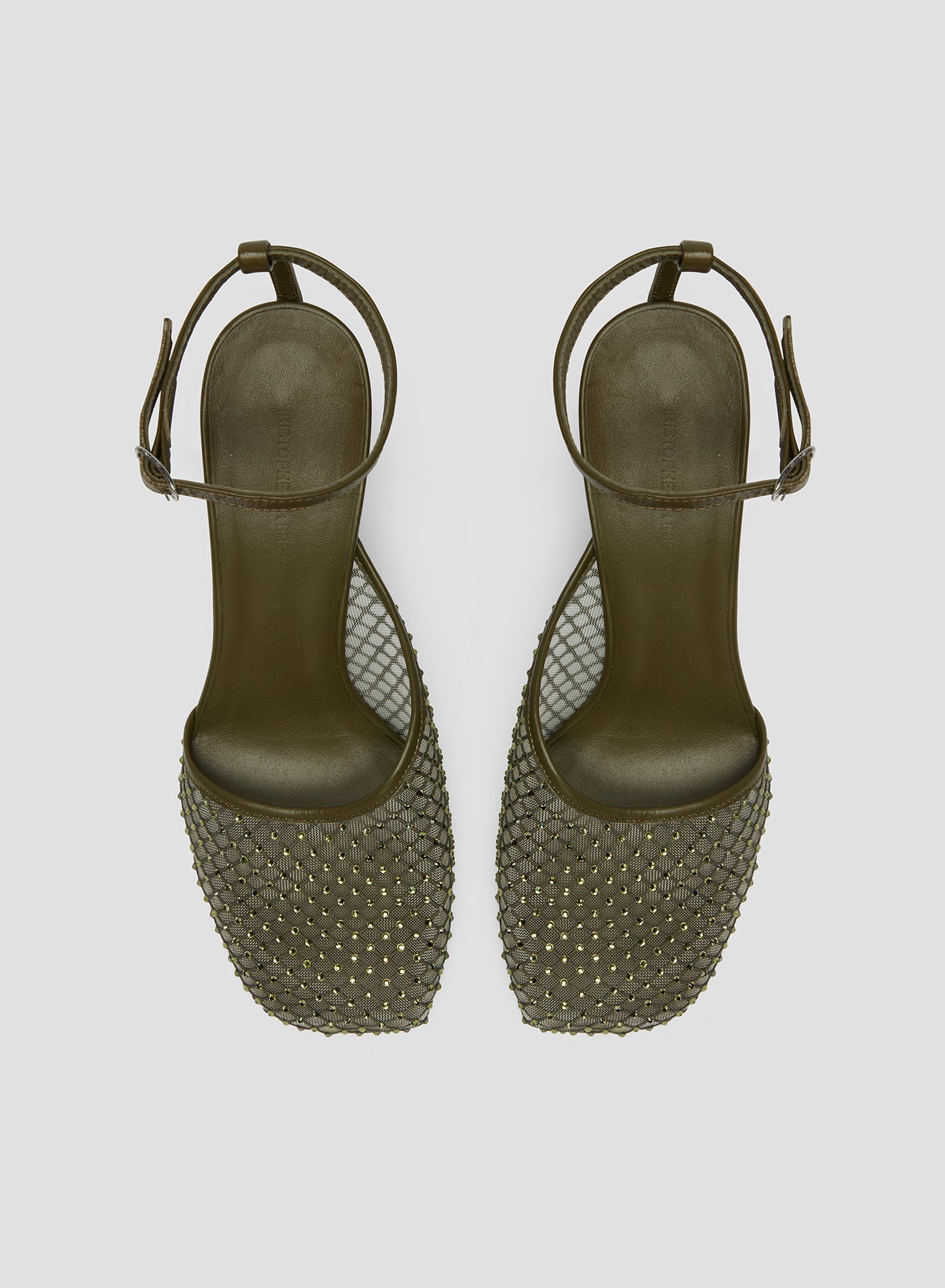 CHRISTOPHER ESBER Minette Veiled Heel (Olive)