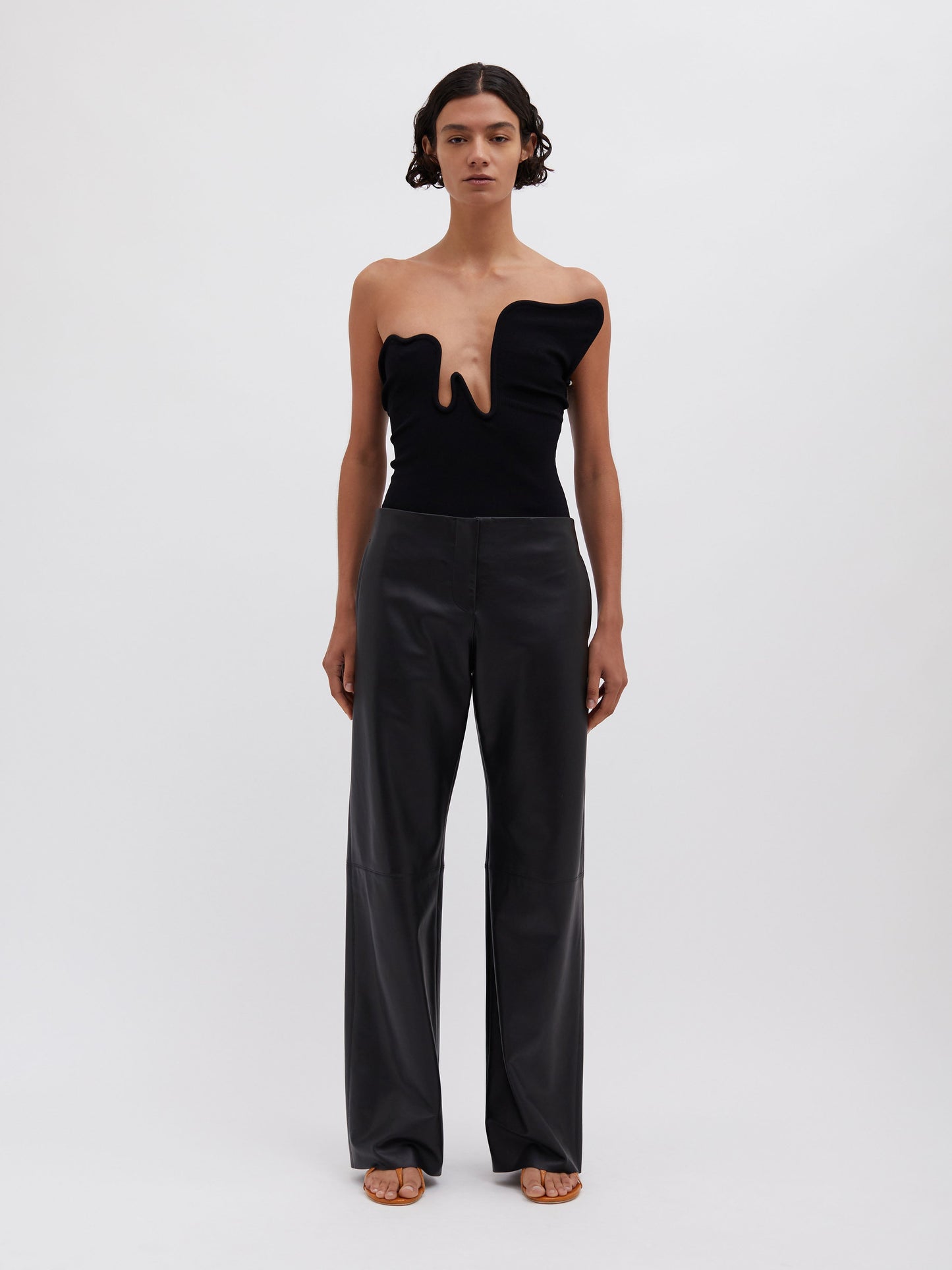 Embargo Redux Leather Trouser (Black)