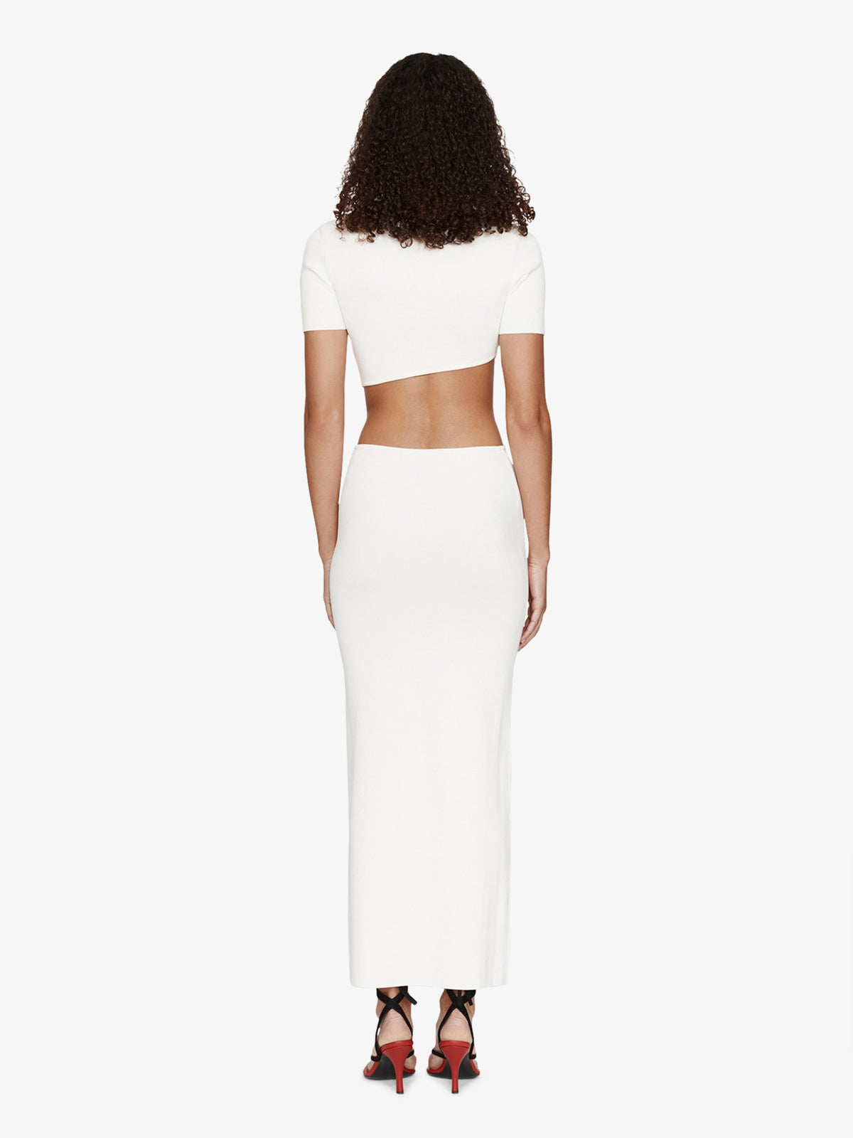 CHRISTOPHER ESBER Maparadita Midi Skirt (White)