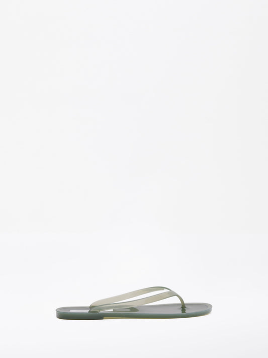Image of Sandals. Productname: Christopher Esber Jo Flip Flop in Agave colour by brand - Christopher Esber