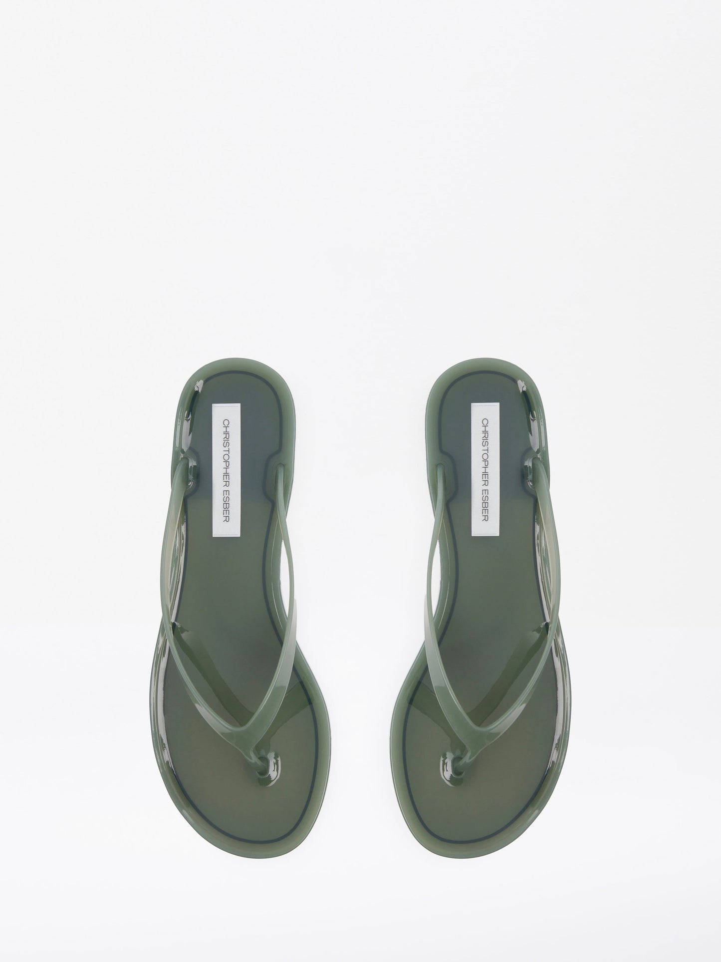 Christopher Esber Jo Flip Flop (Agave)