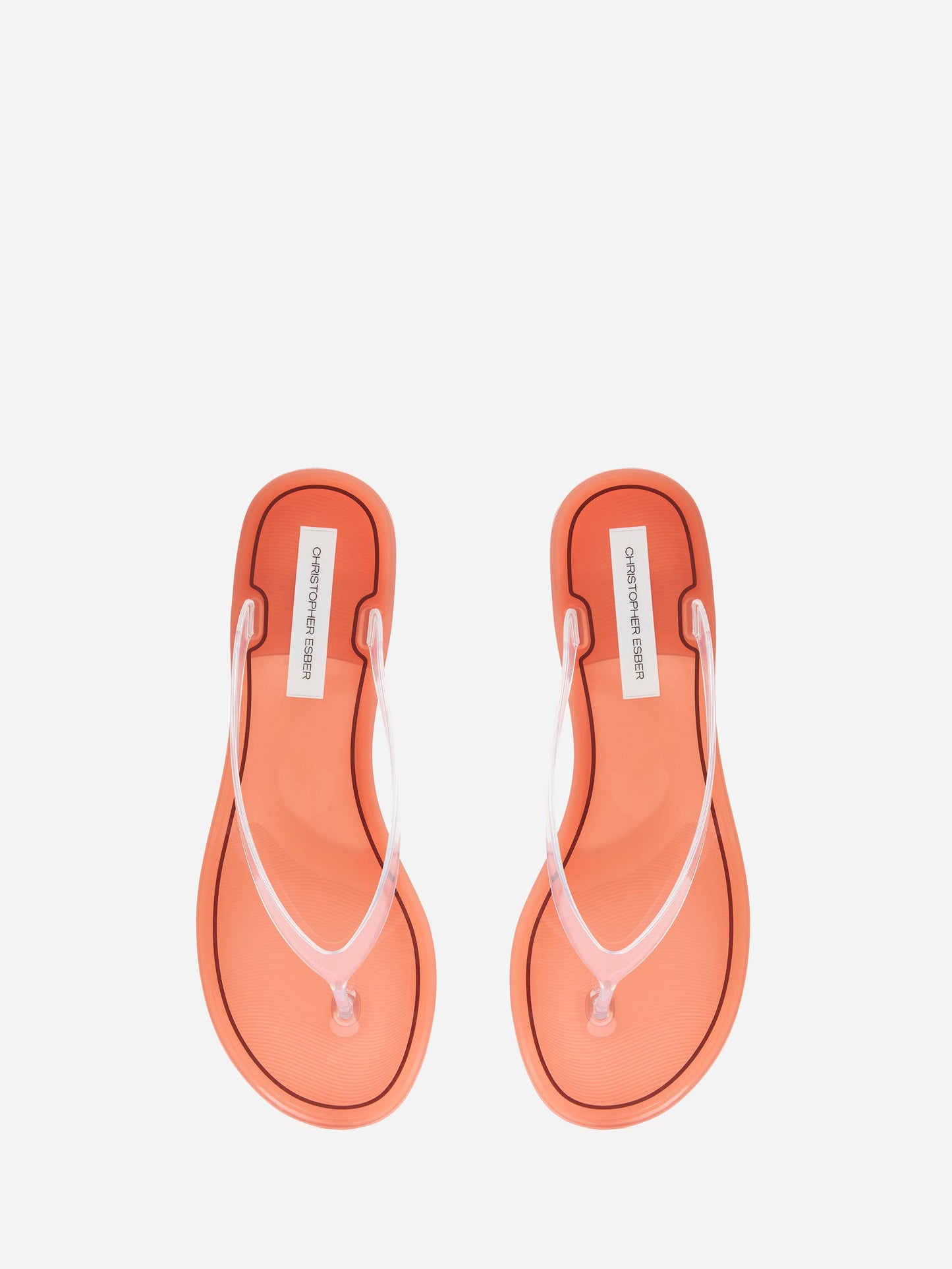 Christopher Esber Jo Flip Flop (Guava)