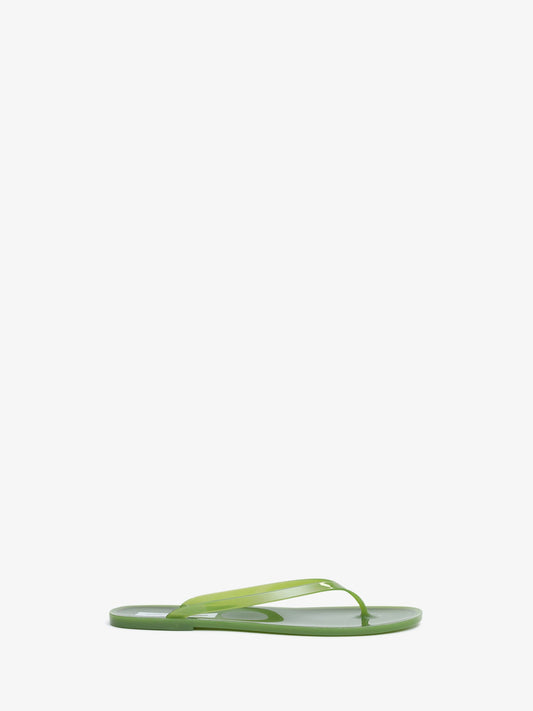 Image of Sandals. Product name - Jo Flip Flop in Green colour by brand - CHRISTOPHER ESBER