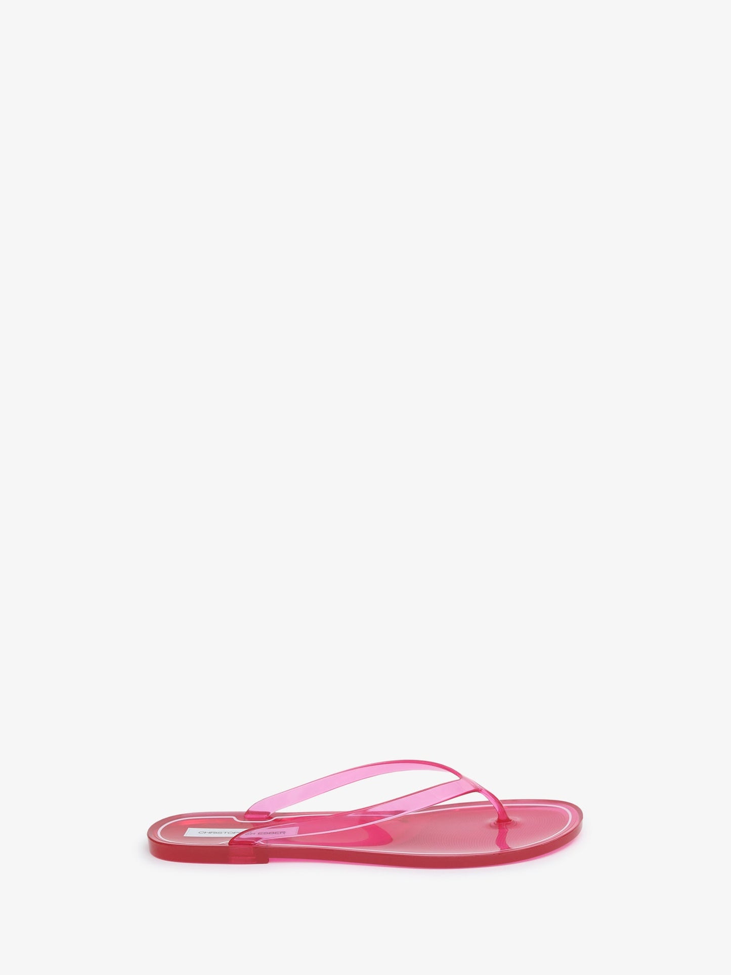 Image of Sandals. Product name - Jo Flip Flop in Grenadine colour by brand - CHRISTOPHER ESBER