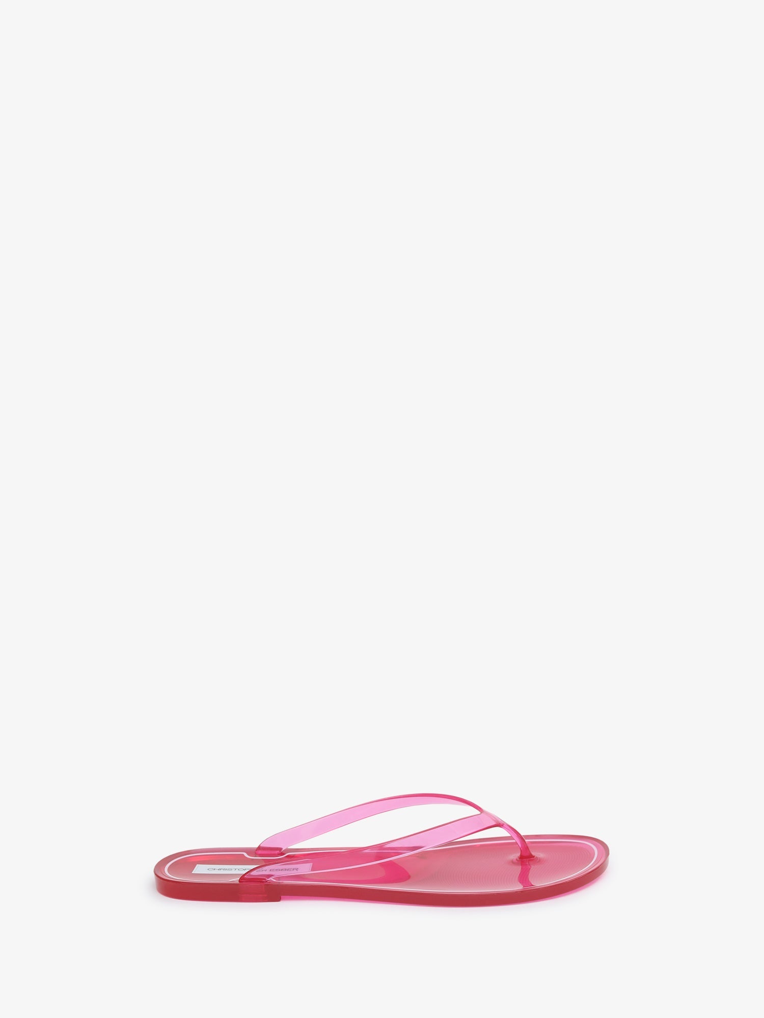 Image of Sandals. Product name - Jo Flip Flop in Grenadine colour by brand - CHRISTOPHER ESBER