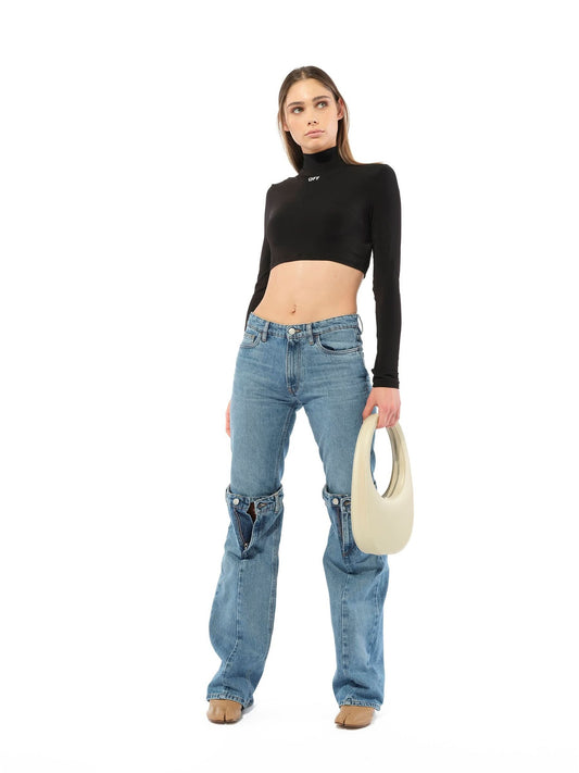 COPERNI Open Knee Jeans (Washed Blue)