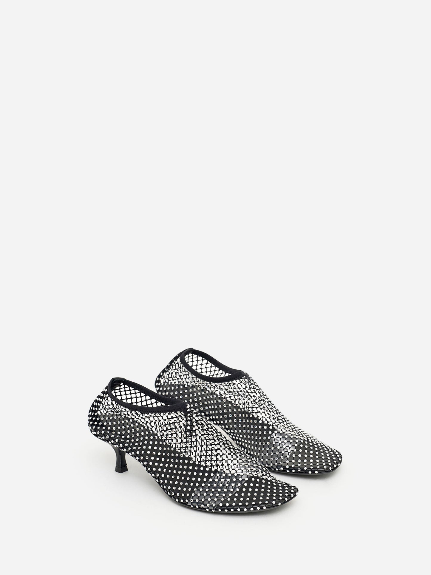 Image of Heels. Productname: Christopher Esber Minette Micro Heel in Black colour by brand - Christopher Esber