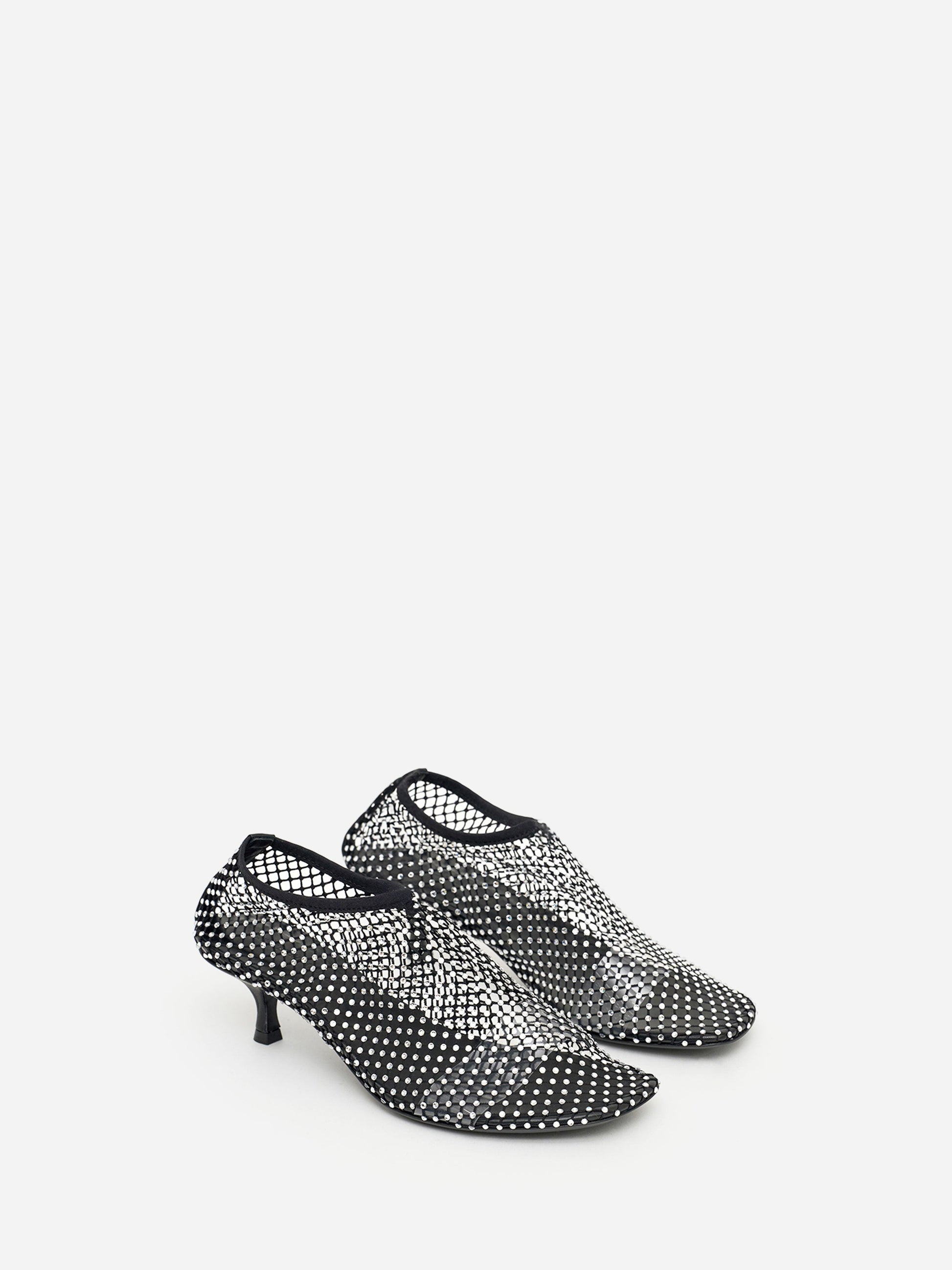 Image of Heels. Productname: Christopher Esber Minette Micro Heel in Black colour by brand - Christopher Esber