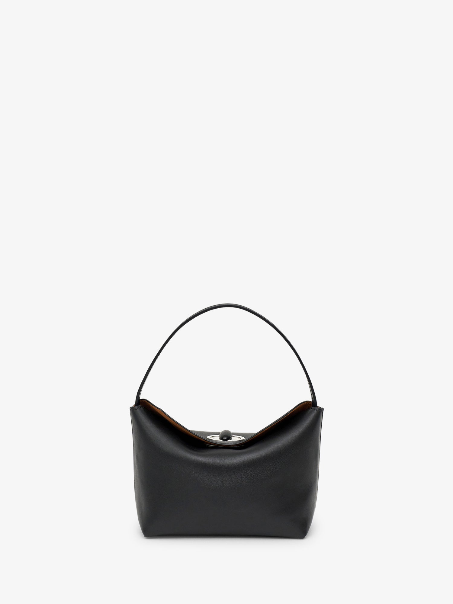 Image of Bags. Productname: Christopher Esber Turnlock Mini Bag in Black colour by brand - Christopher Esber