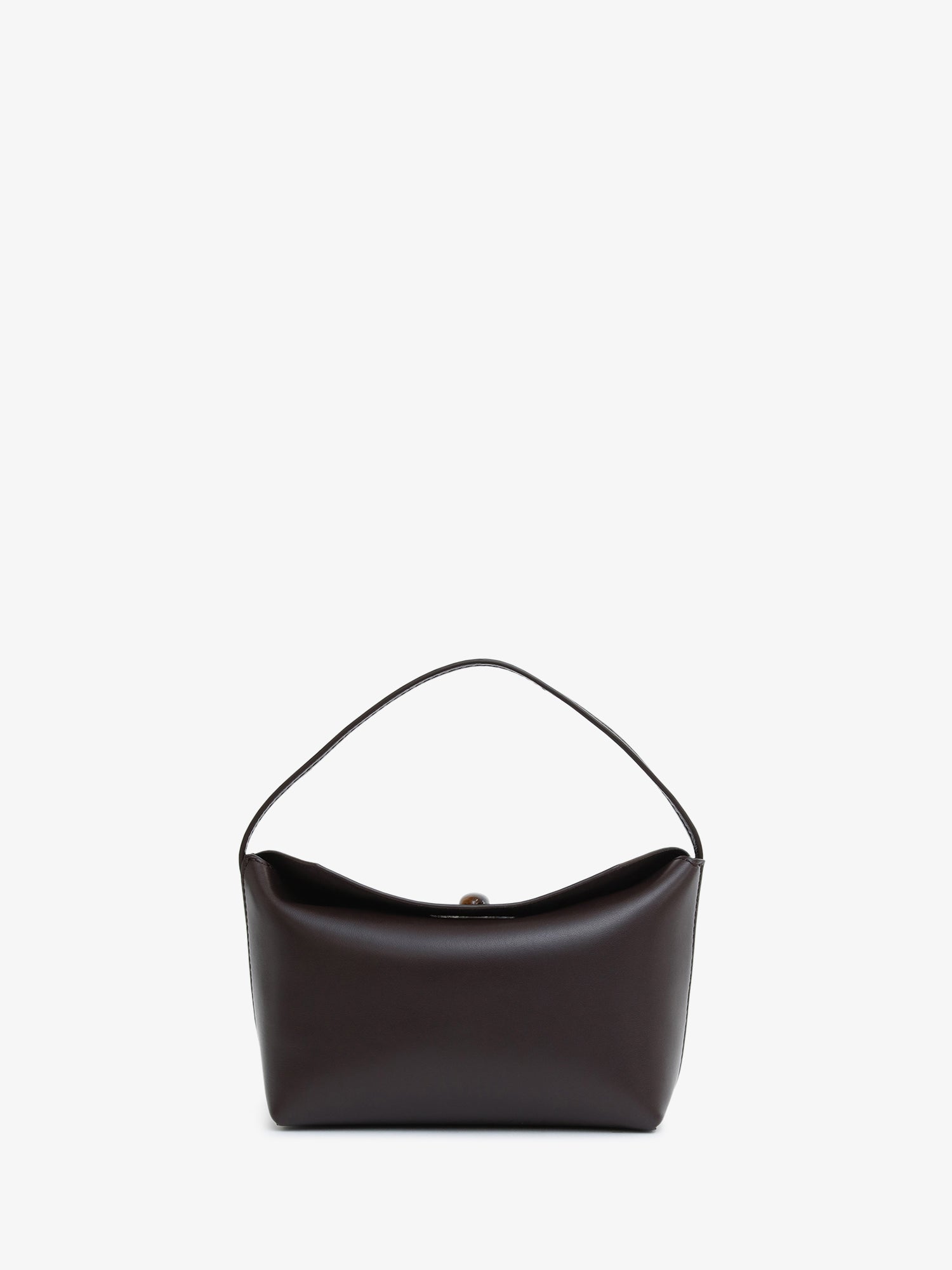 Image of Bags. Product name - Turnlock Mini Bag in Carob colour by brand - CHRISTOPHER ESBER