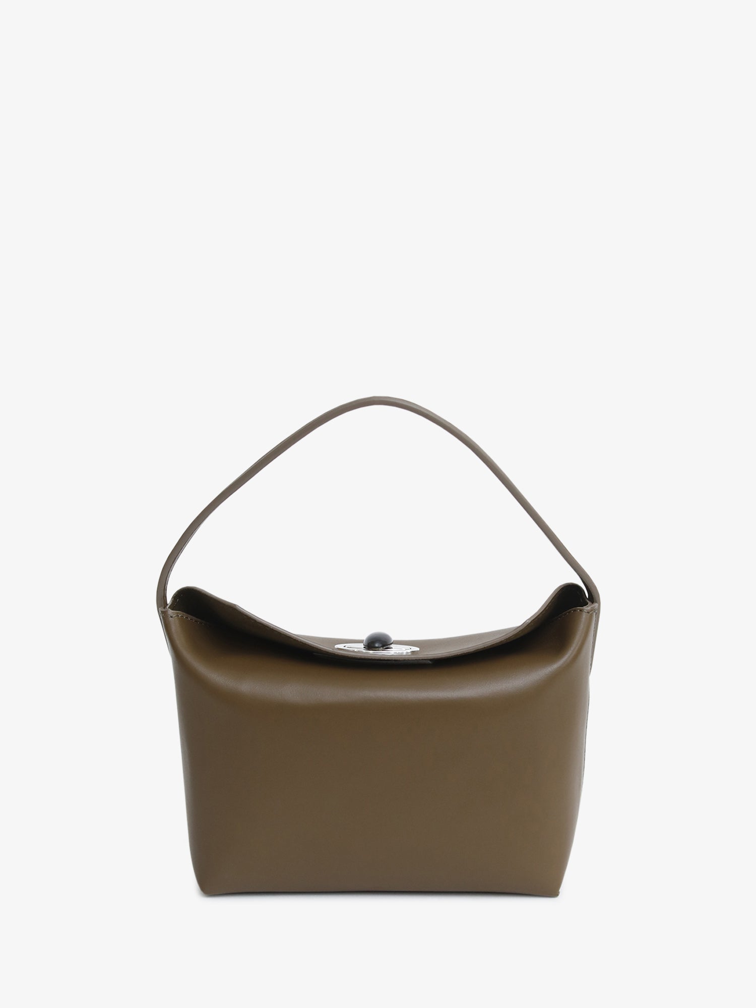 Image of Bags. Product name - Turnlock Mini Bag in Khaki colour by brand - CHRISTOPHER ESBER