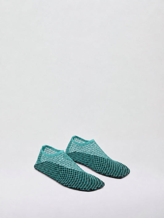 Christopher Esber Mesh Water Flat (Teal)