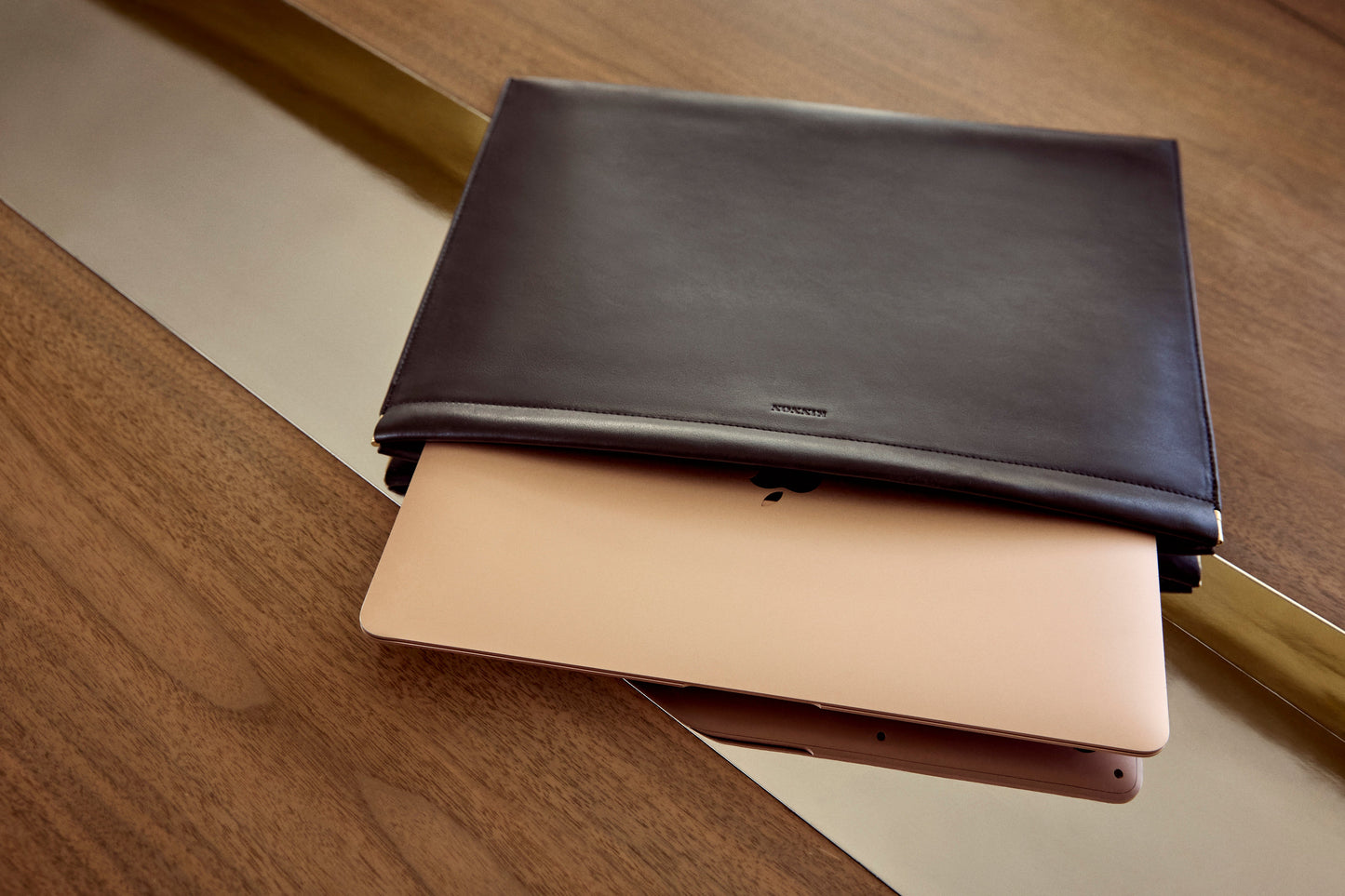 Image of Computer Accessories. Product name - BOND LAPTOP SLEEVE BLACK in Black colour by brand - KINNON