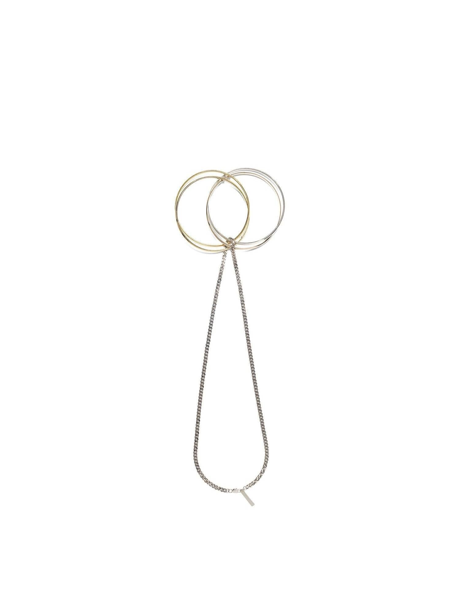 Image of Jewelry. Productname: GIVENCHY Multi-Ring Necklace in Gold colour by brand - GIVENCHY