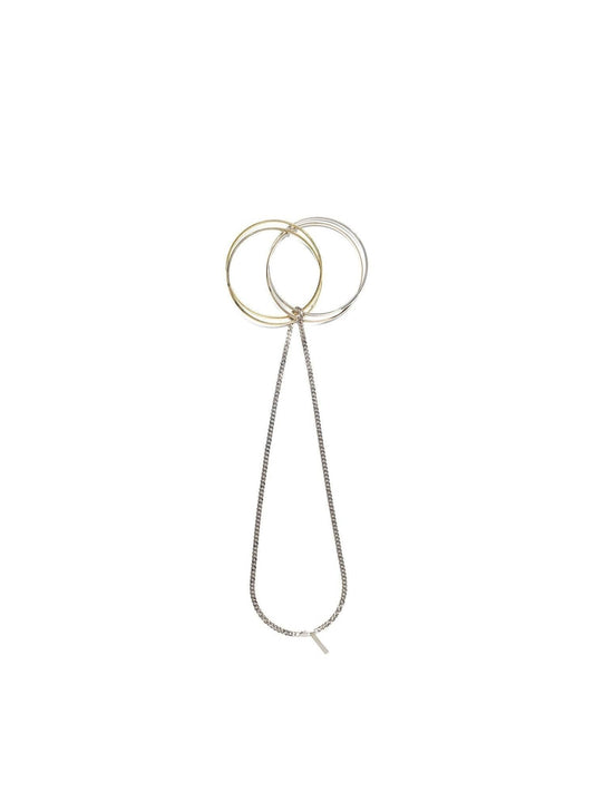 Image of Jewelry. Productname: GIVENCHY Multi-Ring Necklace in Gold colour by brand - GIVENCHY