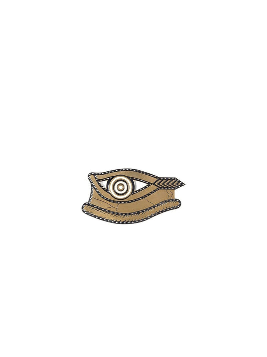 Image of Jewelry. Productname: GIVENCHY Egyptian Eye Medium Brooch in Gold colour by brand - GIVENCHY