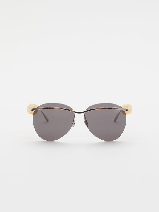 Image of Sunglasses. Productname: Embargo Lele Stone 76 Sunglasses in Citrine colour by brand - Embargo