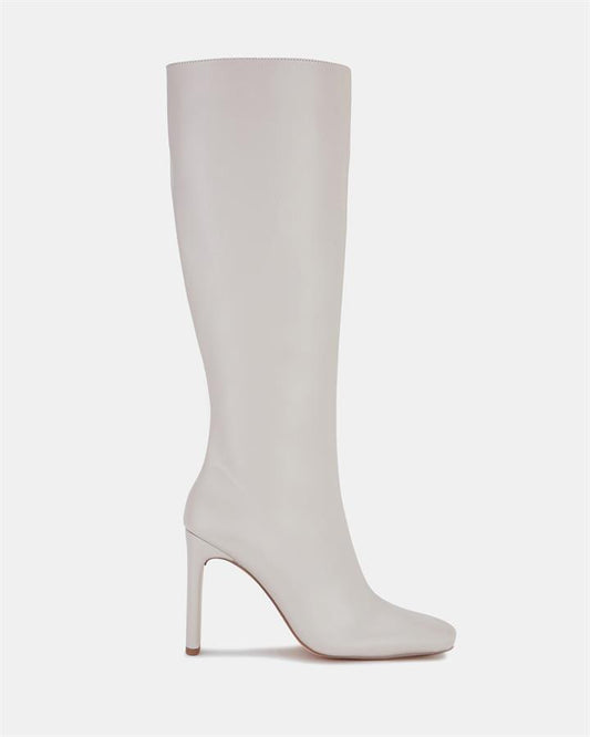 Image of Boots. Product name - Zodiak Women's Boot High Heel CREAM SMOOTH Novo Boots in Cream Smooth colour by brand - NOVO