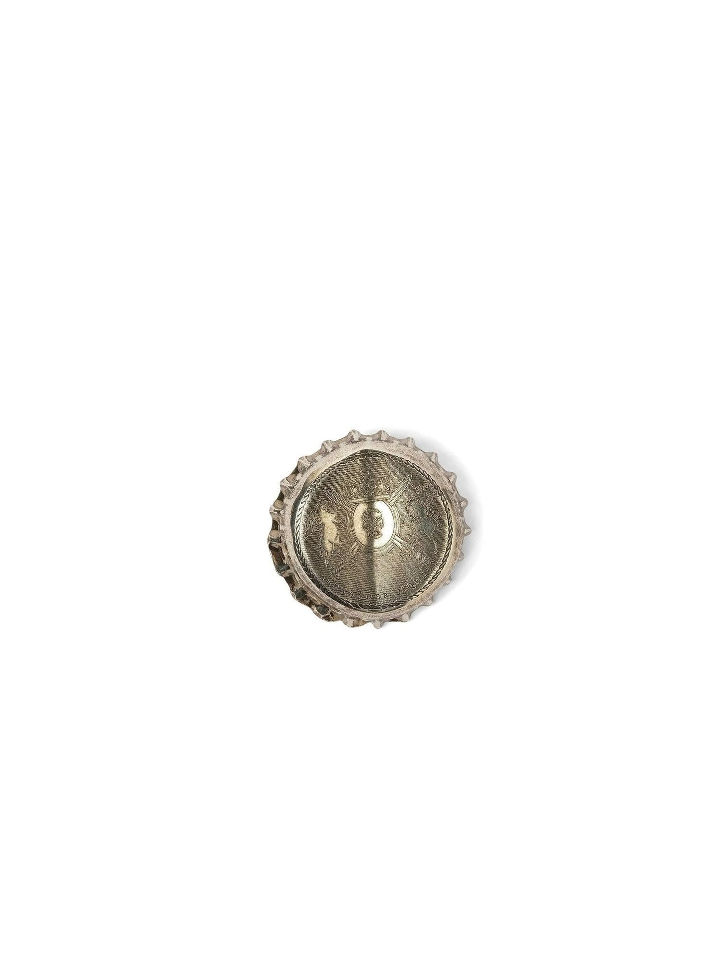 Image of Jewelry. Productname: ALEXANDER MCQUEEN Cup Brooch in SILVER colour by brand - ALEXANDER MCQUEEN