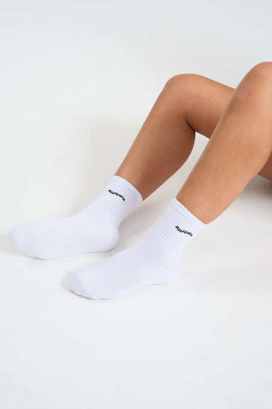 Pilates Grip Socks (White)