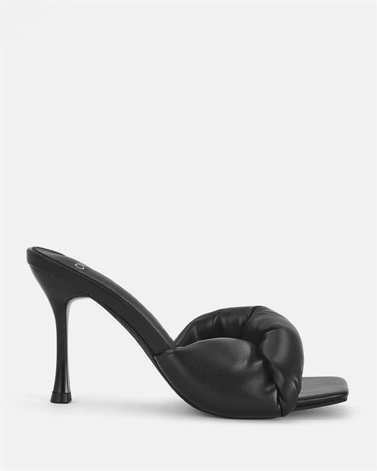 Image of Sandals. Product name - Yoyo Women's Fast Fashion BLACK Novo Sandals in Black colour by brand - NOVO