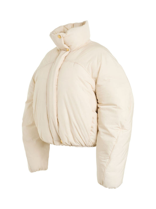 JACQUEMUS La Doudoune Courte Caraco Jacket (White)