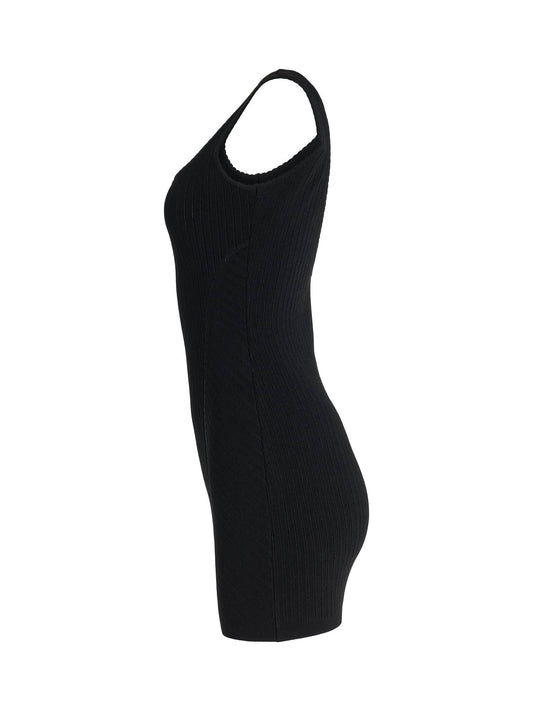 JACQUEMUS Sierra Lingerie Mini Dress (Black)