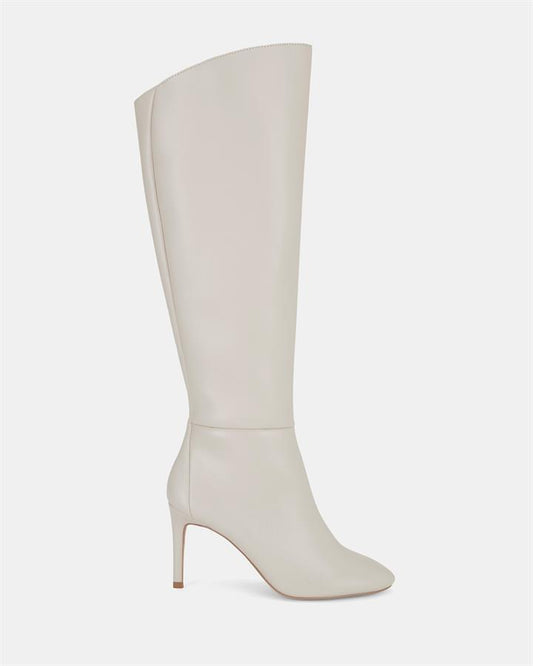 Image of Boots. Product name - Orson Women's Boot Low-Mid Heel CREAM Novo Boots in Cream colour by brand - NOVO